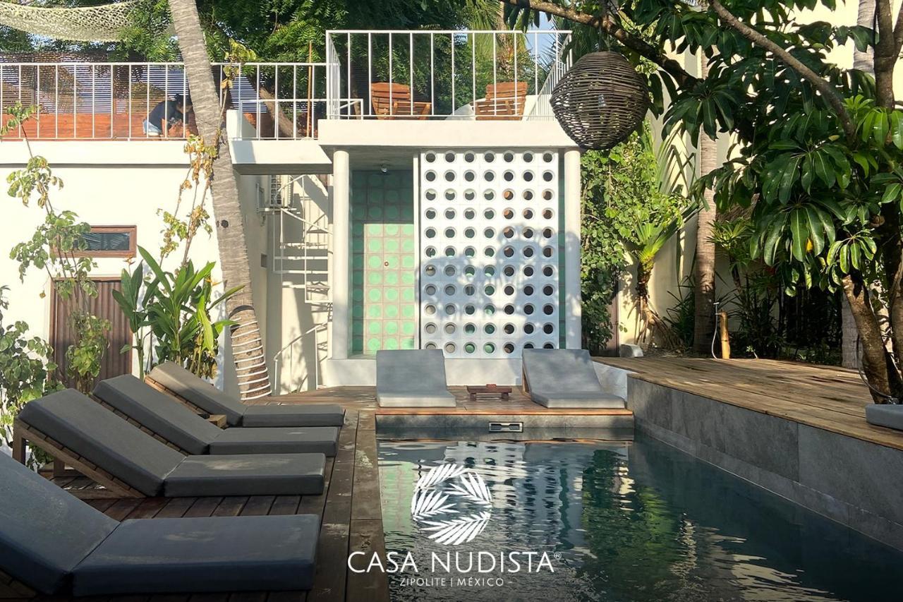 Casa Nudista - Lgbt Hotel Zipolite Exterior foto