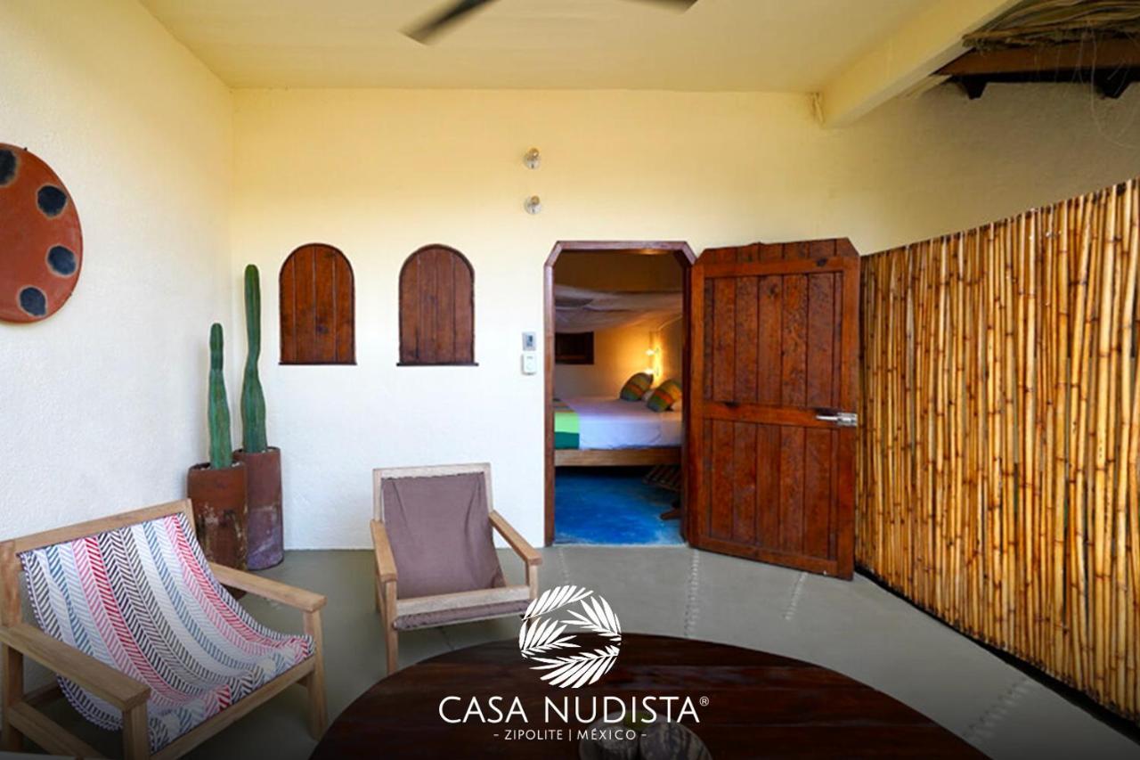 Casa Nudista - Lgbt Hotel Zipolite Exterior foto
