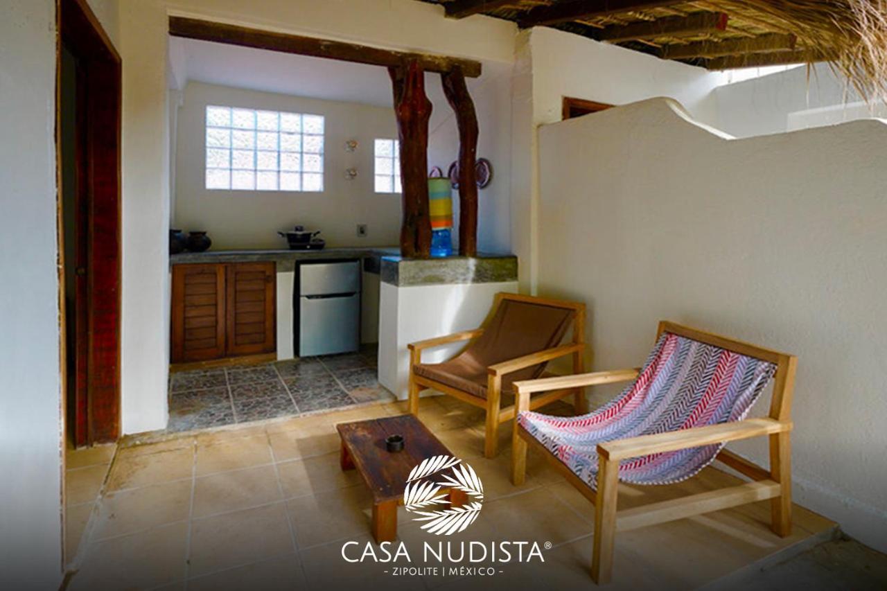Casa Nudista - Lgbt Hotel Zipolite Exterior foto