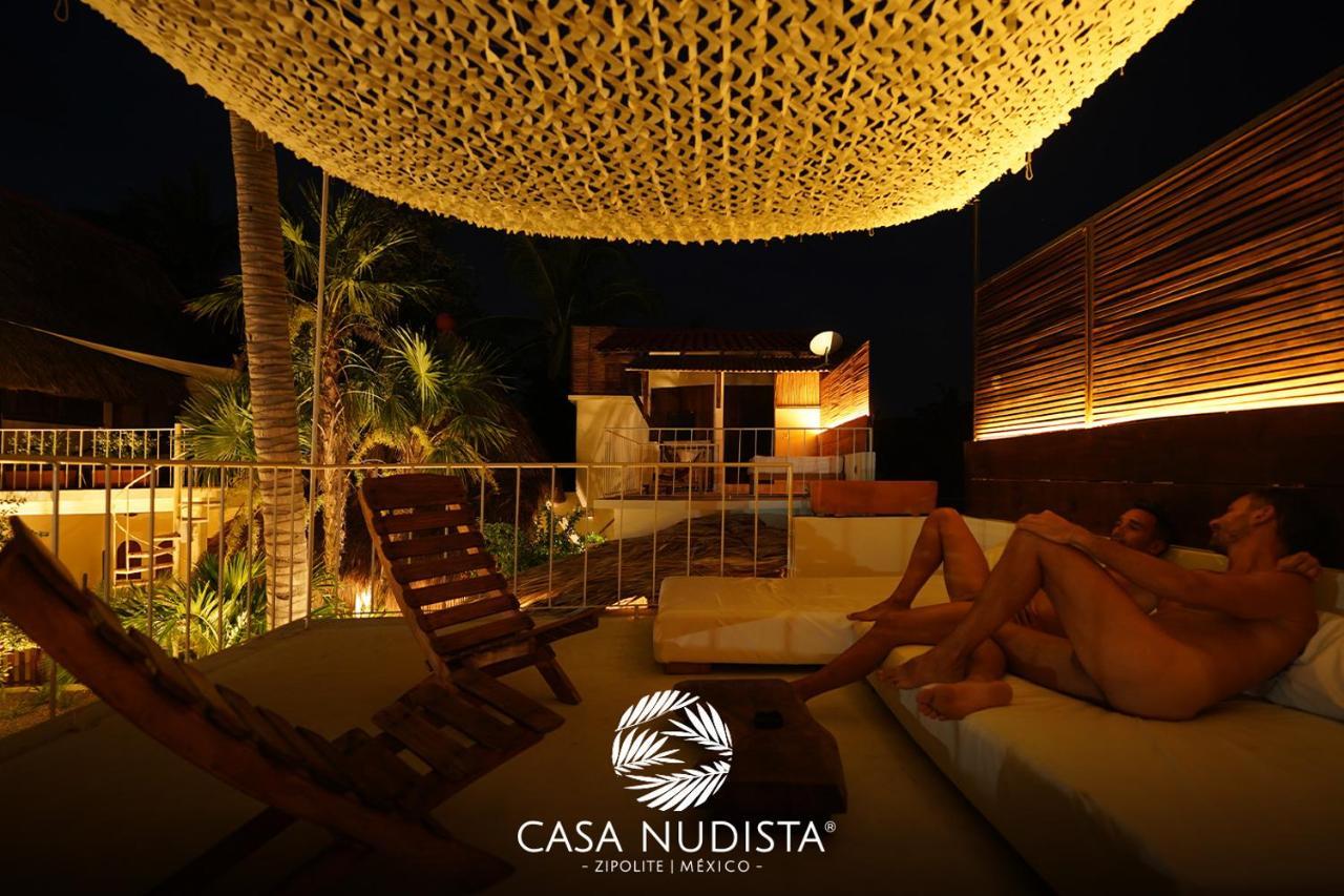 Casa Nudista - Lgbt Hotel Zipolite Exterior foto